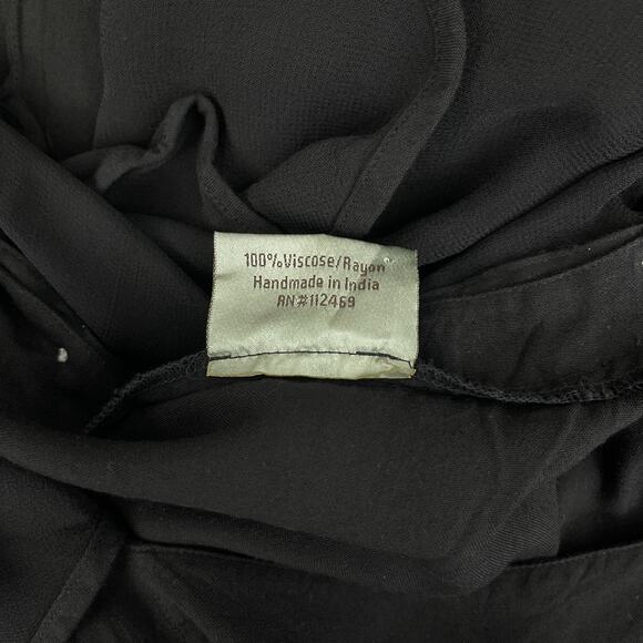 Holy Clothing Dress Women XL 1X Black Juliette Maxi Celtic Renfaire Caplet Gown - Picture 10 of 12